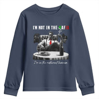 Funny Italian American Mafia Gangster Youth Sweatshirt I Am Not In The Mafia I'm In The Restaurant Business - Wonder Print Shop