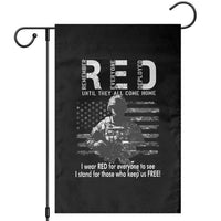 RED Friday Garden Flag I Wear Red For Everyone To See I Stand For Those Who Keep Us Free Military - Wonder Print Shop