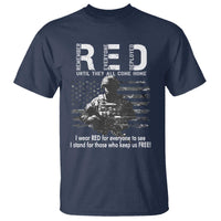 RED Friday T Shirt I Wear Red For Everyone To See I Stand For Those Who Keep Us Free Military - Wonder Print Shop