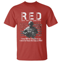 RED Friday T Shirt I Wear Red For Everyone To See I Stand For Those Who Keep Us Free Military - Wonder Print Shop
