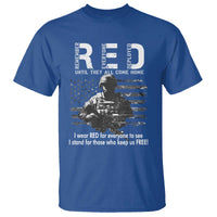 RED Friday T Shirt I Wear Red For Everyone To See I Stand For Those Who Keep Us Free Military - Wonder Print Shop