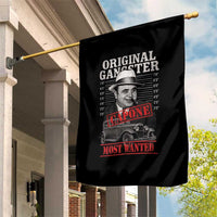 Original Gangster Most Wanted Al Capone Garden Flag Italian American Mafia - Wonder Print Shop