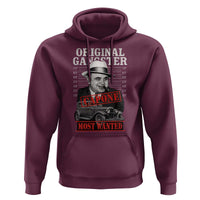Original Gangster Most Wanted Al Capone Hoodie Italian American Mafia - Wonder Print Shop