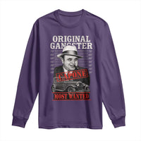 Original Gangster Most Wanted Al Capone Long Sleeve Shirt Italian American Mafia - Wonder Print Shop