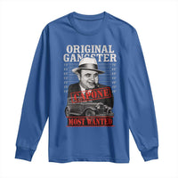 Original Gangster Most Wanted Al Capone Long Sleeve Shirt Italian American Mafia - Wonder Print Shop