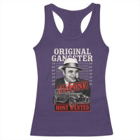 Original Gangster Most Wanted Al Capone Racerback Tank Top Italian American Mafia - Wonder Print Shop
