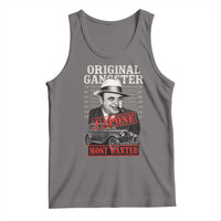 Original Gangster Most Wanted Al Capone Tank Top Italian American Mafia - Wonder Print Shop