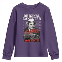 Original Gangster Most Wanted Al Capone Youth Sweatshirt Italian American Mafia - Wonder Print Shop