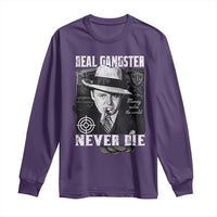 Al Capone Long Sleeve Shirt Real Ganster Never Die Italian American Mafia - Wonder Print Shop