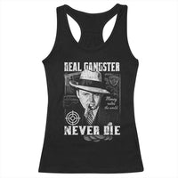 Al Capone Racerback Tank Top Real Ganster Never Die Italian American Mafia - Wonder Print Shop