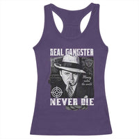 Al Capone Racerback Tank Top Real Ganster Never Die Italian American Mafia - Wonder Print Shop