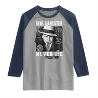 Al Capone Raglan Shirt Real Ganster Never Die Italian American Mafia - Wonder Print Shop