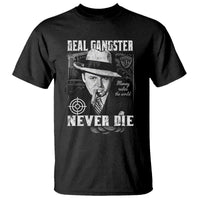 Al Capone T Shirt Real Ganster Never Die Italian American Mafia - Wonder Print Shop
