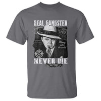 Al Capone T Shirt Real Ganster Never Die Italian American Mafia - Wonder Print Shop