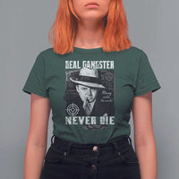 Al Capone T Shirt For Women Real Ganster Never Die Italian American Mafia - Wonder Print Shop