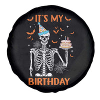 Funny Halloween Birthday Spare Tire Cover Its My Bday Skeleton Cake Party - Wonder Print Shop
