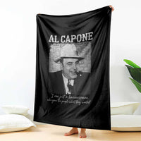 Al Capone Throw Blanket I Am Just A Businessman American Gangster Mafia - Wonder Print Shop