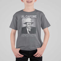 Al Capone T Shirt For Kid I Am Just A Businessman American Gangster Mafia - Wonder Print Shop