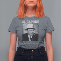 Al Capone T Shirt For Women I Am Just A Businessman American Gangster Mafia - Wonder Print Shop