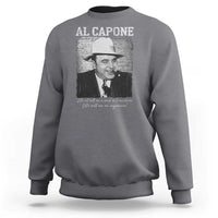 Al Capone Sweatshirt Lets Call Me An Organizer American Gangster Mafia - Wonder Print Shop