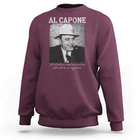 Al Capone Sweatshirt Lets Call Me An Organizer American Gangster Mafia - Wonder Print Shop