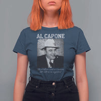 Al Capone T Shirt For Women Lets Call Me An Organizer American Gangster Mafia - Wonder Print Shop