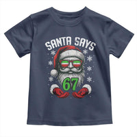 Funny Christmas Santa Says 67 Toddler T Shirt Six Seven Meme Gen Alpha Xmas Gag Gift - Wonder Print Shop
