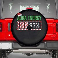 Funny Aura Energy 67 Christmas Spare Tire Cover Aura Farming Six Seven Meme Gen Alpha Slang - Wonder Print Shop