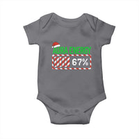 Funny Aura Energy 67 Christmas Baby Onesie Aura Farming Six Seven Meme Gen Alpha Slang - Wonder Print Shop
