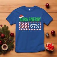 Funny Aura Energy 67 Christmas T Shirt Aura Farming Six Seven Meme Gen Alpha Slang - Wonder Print Shop
