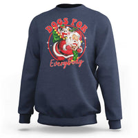 Funny Christmas Dog Owner Sweatshirt Dogs For Everybody Santa Sack Chihuahua - Wonder Print Shop