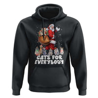 Funny Christmas Cat Hoodie Cats For Everybody Xmas Santa Pet
