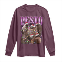 Funny Pesto The Penguin Christmas Long Sleeve Shirt