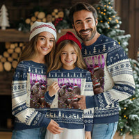 Funny Pesto The Penguin Xmas Ugly Christmas Sweater - Wonder Print Shop