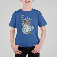 Funny Pesto The Penguin Statue Of Liberty T Shirt For Kid - Wonder Print Shop
