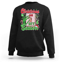 Funny Christmas Season Sweatshirt Switch Red And Green Skeleton Hand - Wonder Print Shop