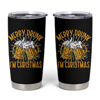 Funny Merry Drunk I'm Christmas Tumbler Cup Vintage Beer Mugs Xmas - Wonder Print Shop