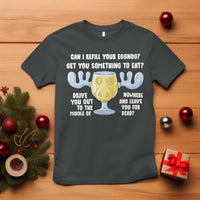 Funny Christmas Vacation Eggnog T Shirt Can I Refill Your Eggnogs Get You Something To Eat Xmas Movie - Wonder Print Shop