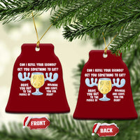 Funny Christmas Vacation Eggnog Ceramic Ornament Can I Refill Your Eggnogs Get You Something To Eat Xmas Movie - Wonder Print Shop