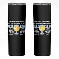 Funny Christmas Vacation Eggnog Skinny Tumbler Can I Refill Your Eggnogs Get You Something To Eat Xmas Movie - Wonder Print Shop
