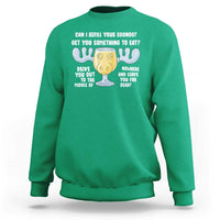 Funny Christmas Vacation Eggnog Sweatshirt Can I Refill Your Eggnogs Get You Something To Eat Xmas Movie - Wonder Print Shop