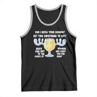 Funny Christmas Vacation Eggnog Tank Top Can I Refill Your Eggnogs Get You Something To Eat Xmas Movie - Wonder Print Shop