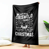 Funny Christmas Vacation Eggnog Throw Blanket Griswold Family Can I Refill Your Eggnogs Xmas Movie - Wonder Print Shop
