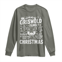 Funny Christmas Vacation Eggnog Long Sleeve Shirt Griswold Family Can I Refill Your Eggnogs Xmas Movie - Wonder Print Shop