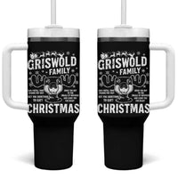 Funny Christmas Vacation Eggnog Tumbler With Handle Griswold Family Can I Refill Your Eggnogs Xmas Movie - Wonder Print Shop