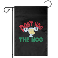 Funny Dont Hog The Nog Christmas Movie Garden Flag Xmas Vacation Eggnog Moose - Wonder Print Shop