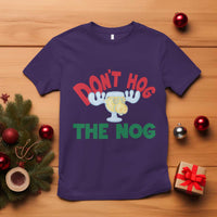 Funny Dont Hog The Nog Christmas Movie T Shirt Xmas Vacation Eggnog Moose - Wonder Print Shop