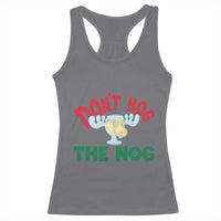 Funny Dont Hog The Nog Christmas Movie Racerback Tank Top Xmas Vacation Eggnog Moose - Wonder Print Shop