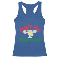 Funny Dont Hog The Nog Christmas Movie Racerback Tank Top Xmas Vacation Eggnog Moose - Wonder Print Shop