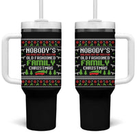 Funny Christmas Vacation Movie Tumbler With Handle Nobodys Walking Out On This Fun Old Fashioned Family Christmas - Wonder Print Shop